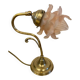 Glass paste and brass lamp