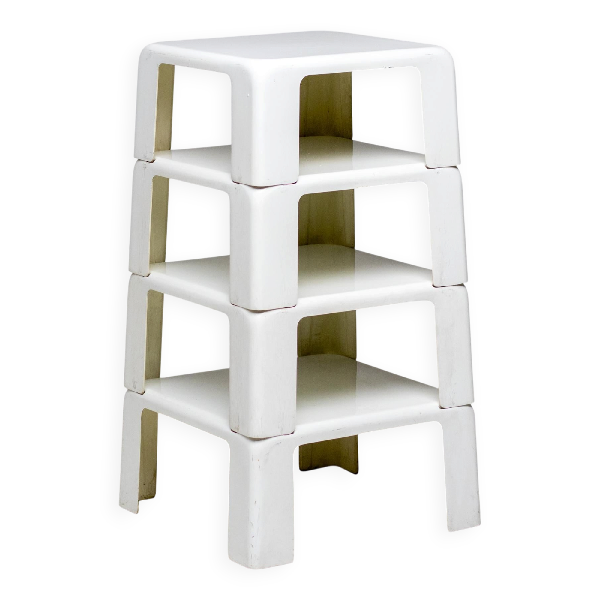 Set of four nesting tables by Mario Bellini, Quattro Gatti, Italy, 1967.