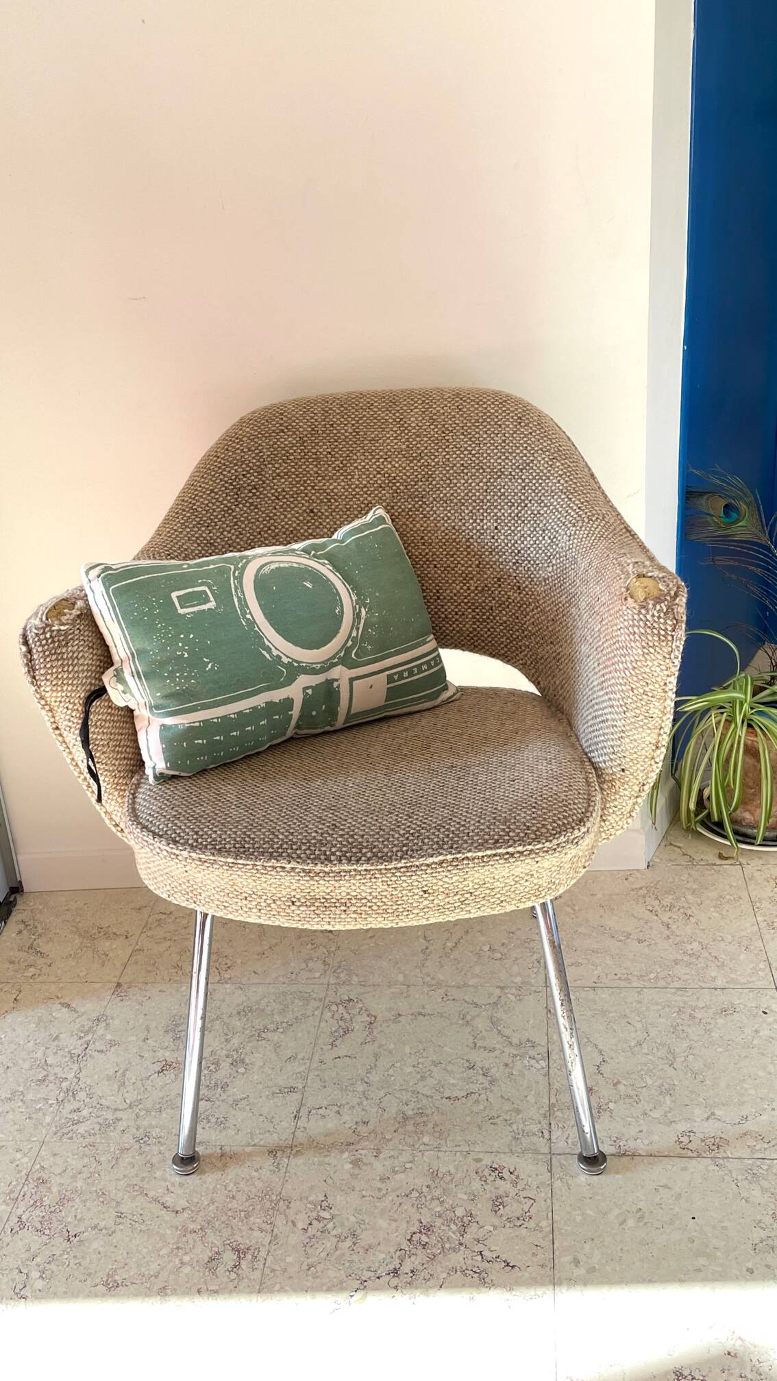 Fauteuil Conférence Eero Saarinen par Knoll années 70