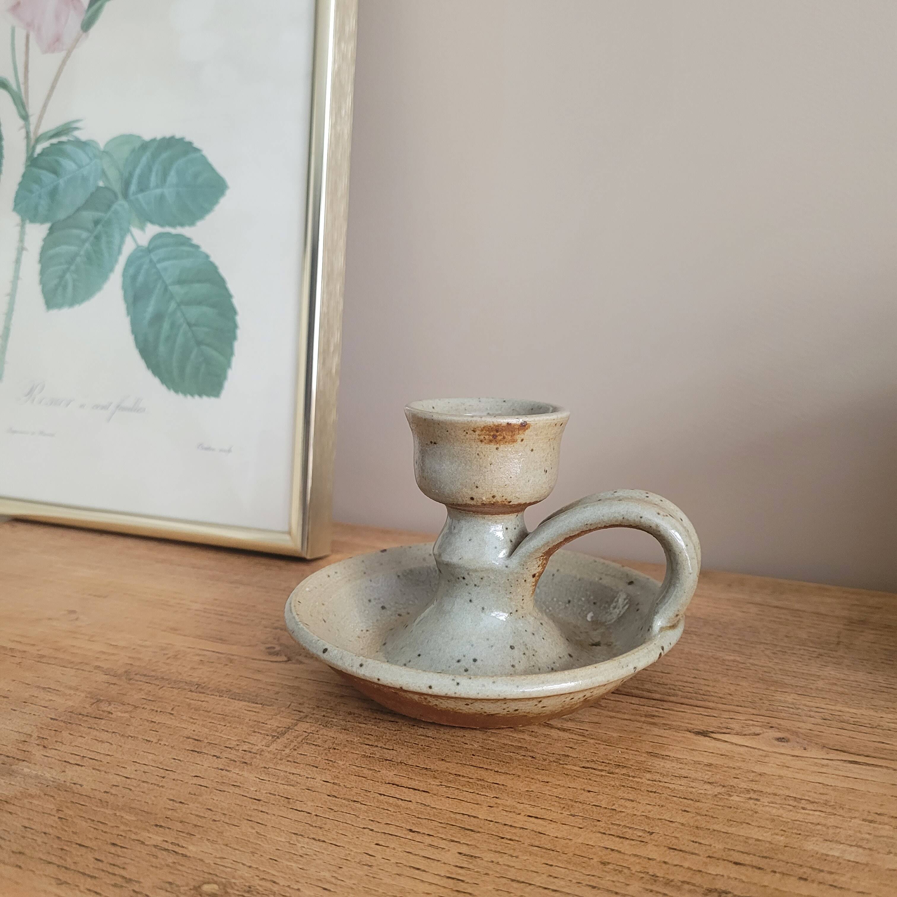 La Redoute x Selency ceramic candle holder 18 beige