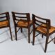 Suite de 3 chaises de Pierre Cruège datant des années 1950.
