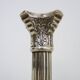 Pair of Antique Silver Plated Corinthian Candlesticks