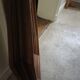 Vintage octagonal mirror in solid wood