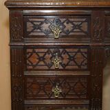Chinese Chippendale bureau restored by Edward & Roberts