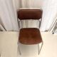 70s chrome metal chairs reupholstered
