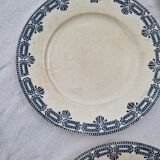 Set of 11 Dessert Plates Ter De Fer Salins Rivoli Model