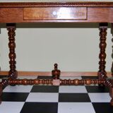 Rectangular oak table