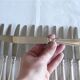 12 sfam dessert knives silver metal 21 cm