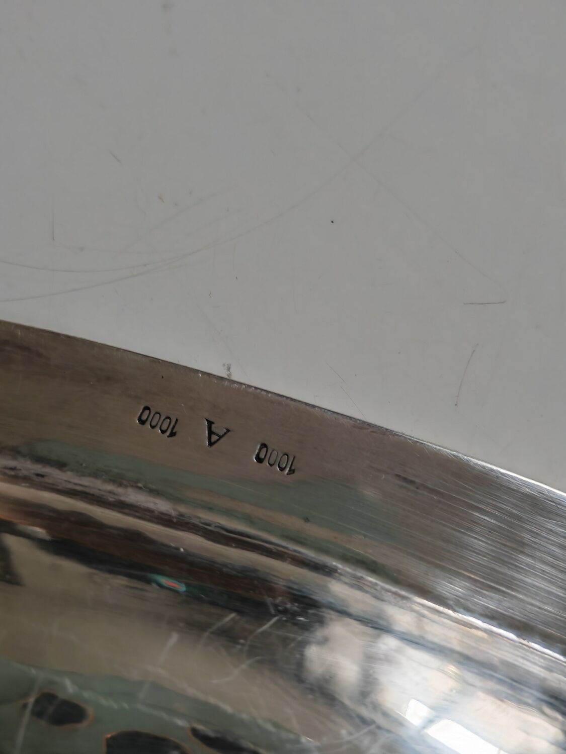 Silver 1000 flat tray