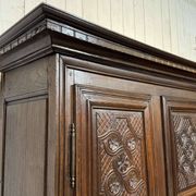 18th-century oak wardrobe