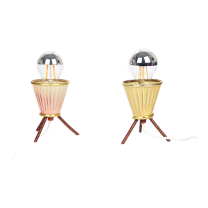Paire de lampes de chevet
