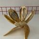 Bronze lotus flower ashtray from the 60s and 70s