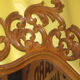 Oak mirror rococo style 81x47cm