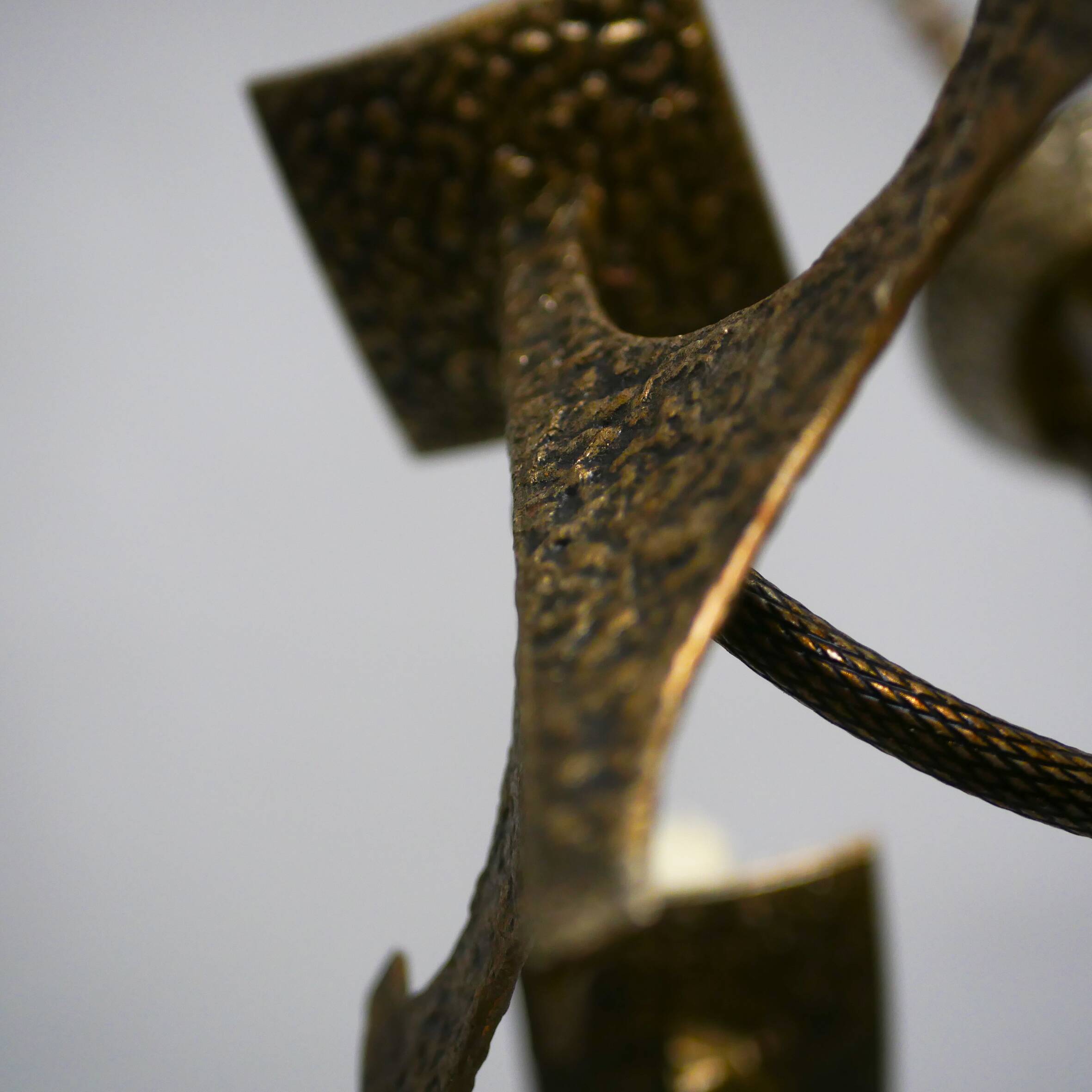 Plafonnier Brutalits de 1970 Production Italienne