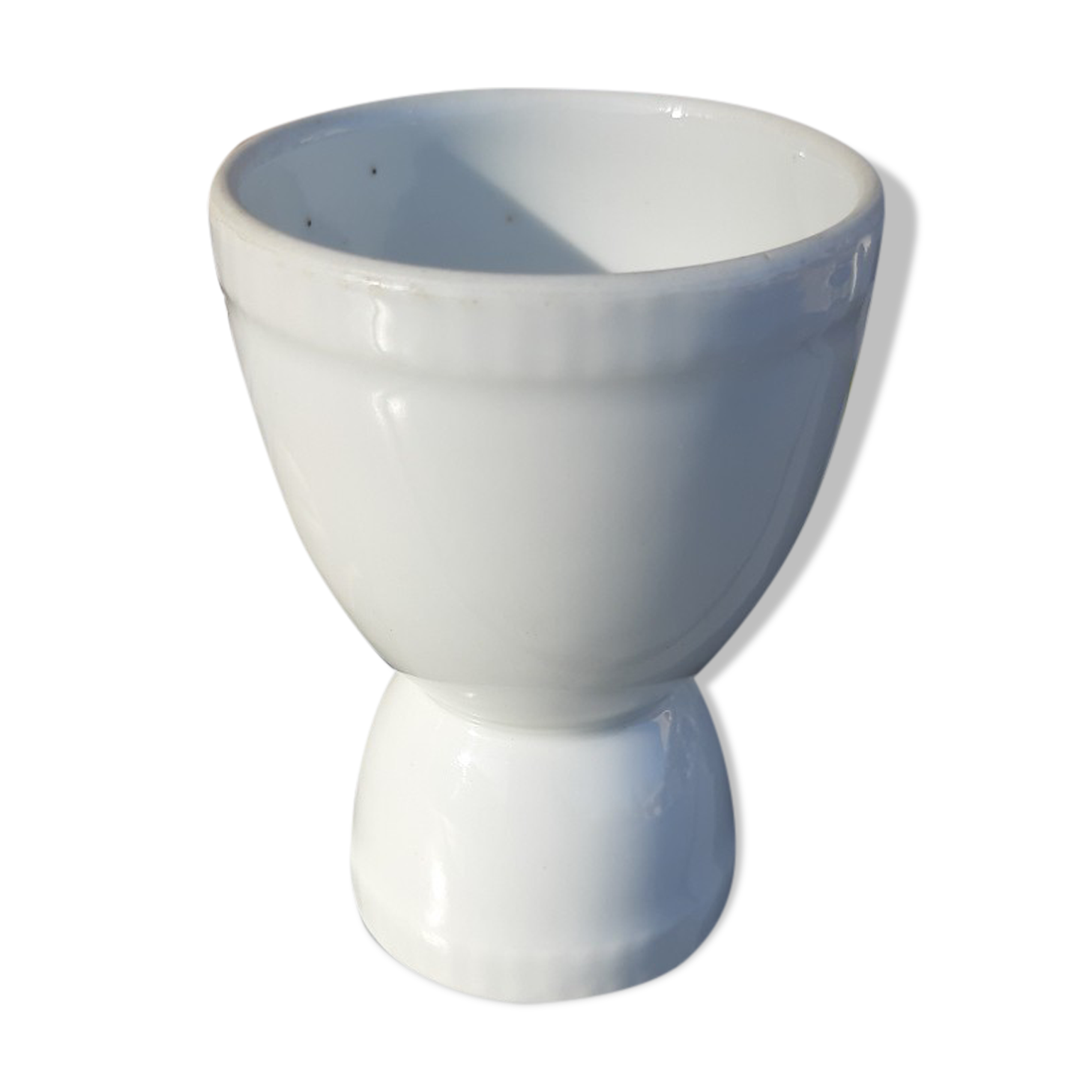 Double white porcelain cockroach