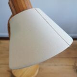 Scandinavian articulated pine lamp