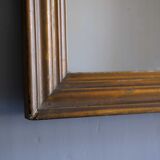 Old wooden mirror
