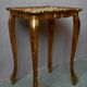 Nested tables in Florentine baroque style, gilded with gold leaf, Florence 1950s-60s.
