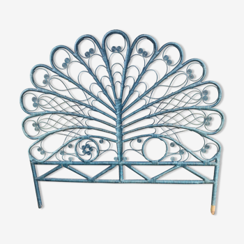 Rattan headboard