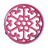 Red enamelled cast iron underside
