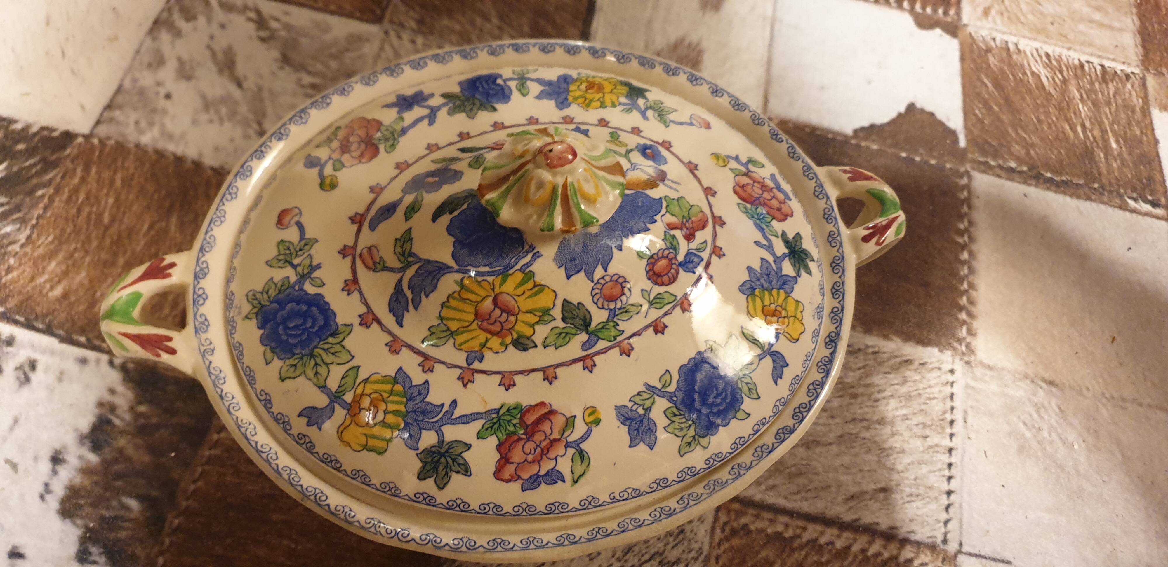 English earthenware soup tureen