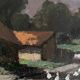 Oil painting on wood panel Basque Country Maurice Vagh Weinmann
