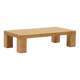 Rectangle oak mosaic coffee table from Rolf Middelboe & Gorm Lindum for Tranekaer, Denmark 70s.