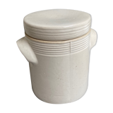 Glazed earth pot