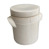 Glazed earth pot