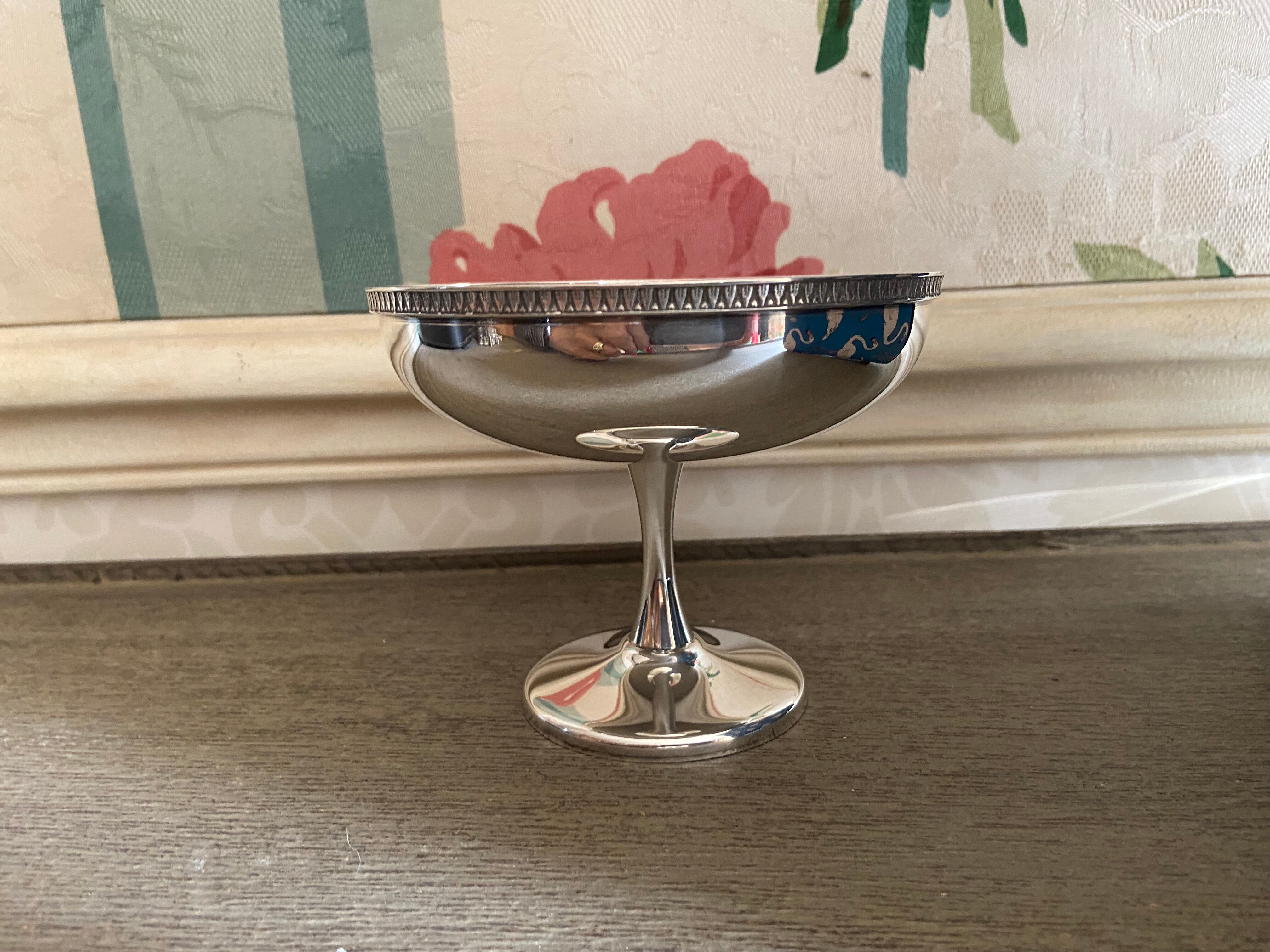 Small Silver Metal Cup