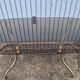 Smoked glass oval table 1970s