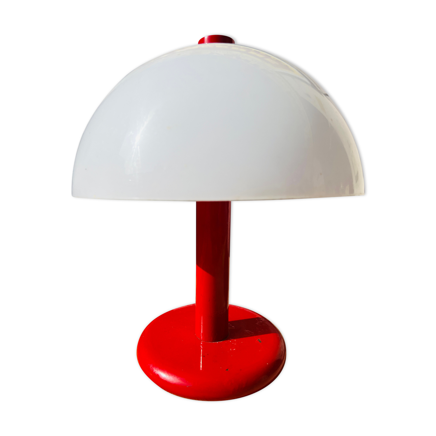 Lampe de bureau en métal laqué