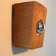 Vintage raw clay chamotte wall light, Guy Bareff, France 1970