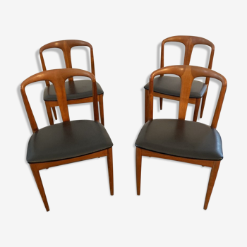 Suite of 4 chairs by Juliane Johannes Andersen for Vamo, 1960