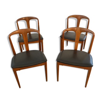 Suite of 4 chairs by Juliane Johannes Andersen for Vamo, 1960
