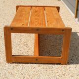 1960s pine coffee table