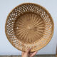 Rattan basket or vintage wicker braided or basket