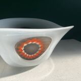 Murano basin in opaline glass