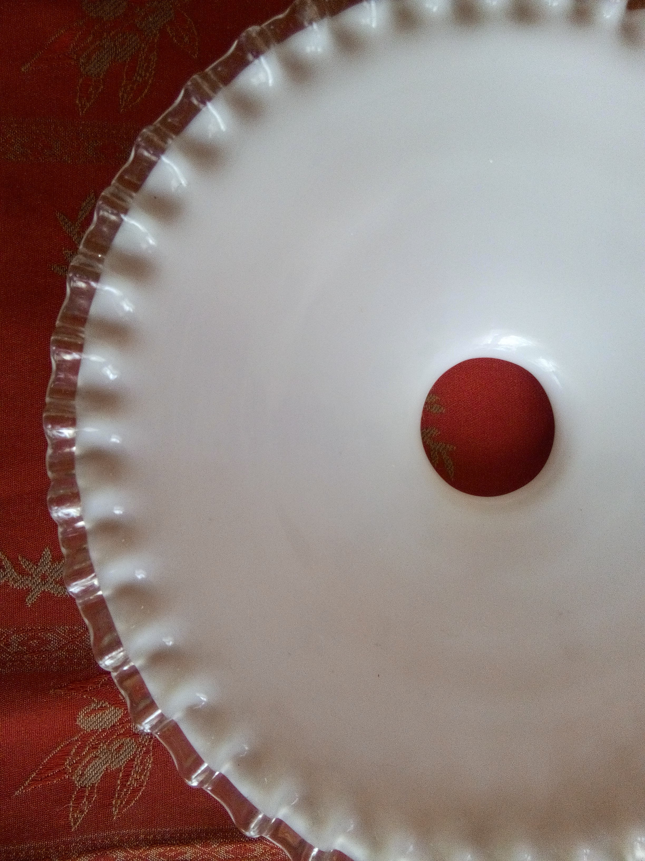 Opaline glass lampshade