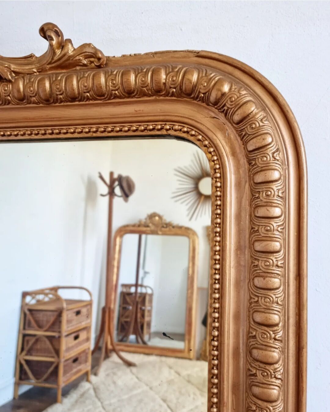 Old mirror Louis Philippe