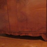 Small vintage Scandinavian walnut veneer cabinet, 1940s