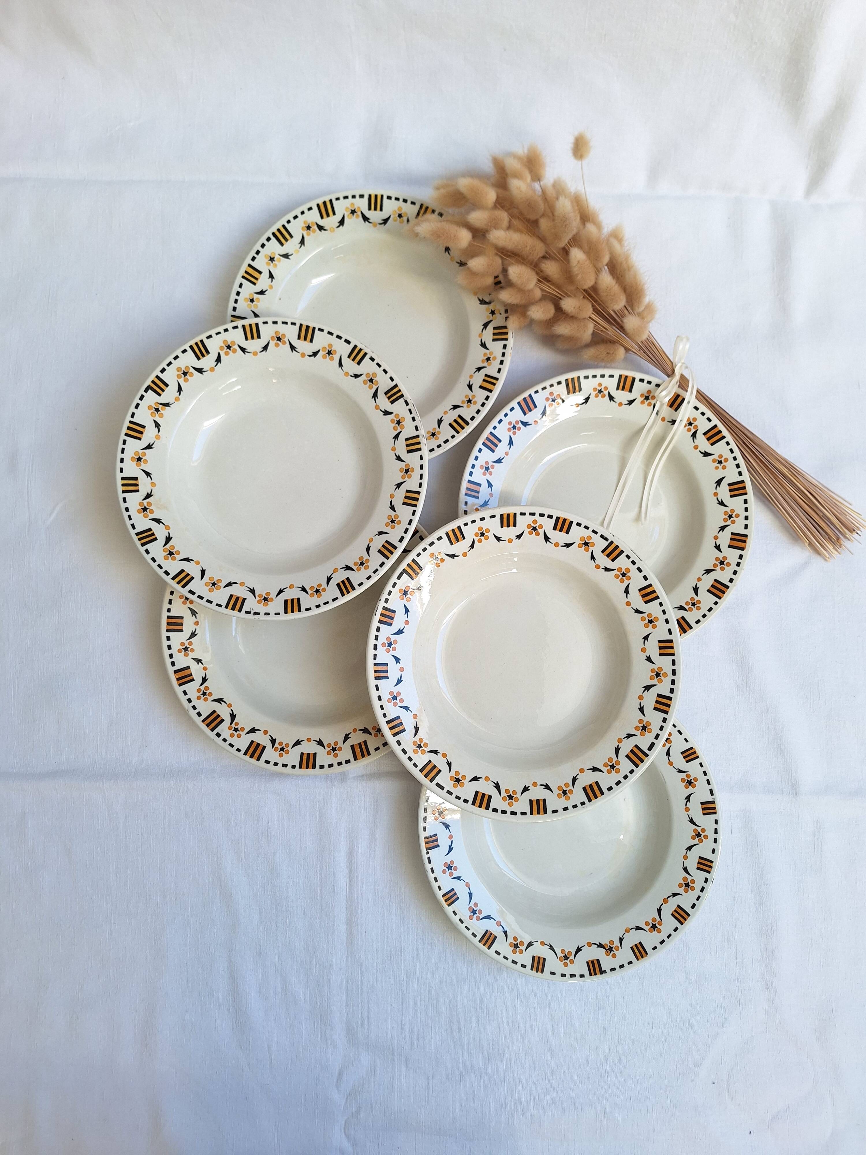 Gien 456 soup plates