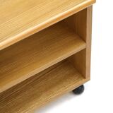 Wooden bedside tables, 1970s, set of 2