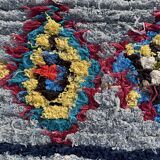 African rug berbere butcheruite vintage, 230x80 cm