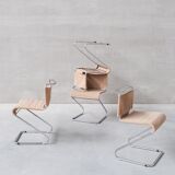 Set of 4 chairs by Pascal Mourgue
