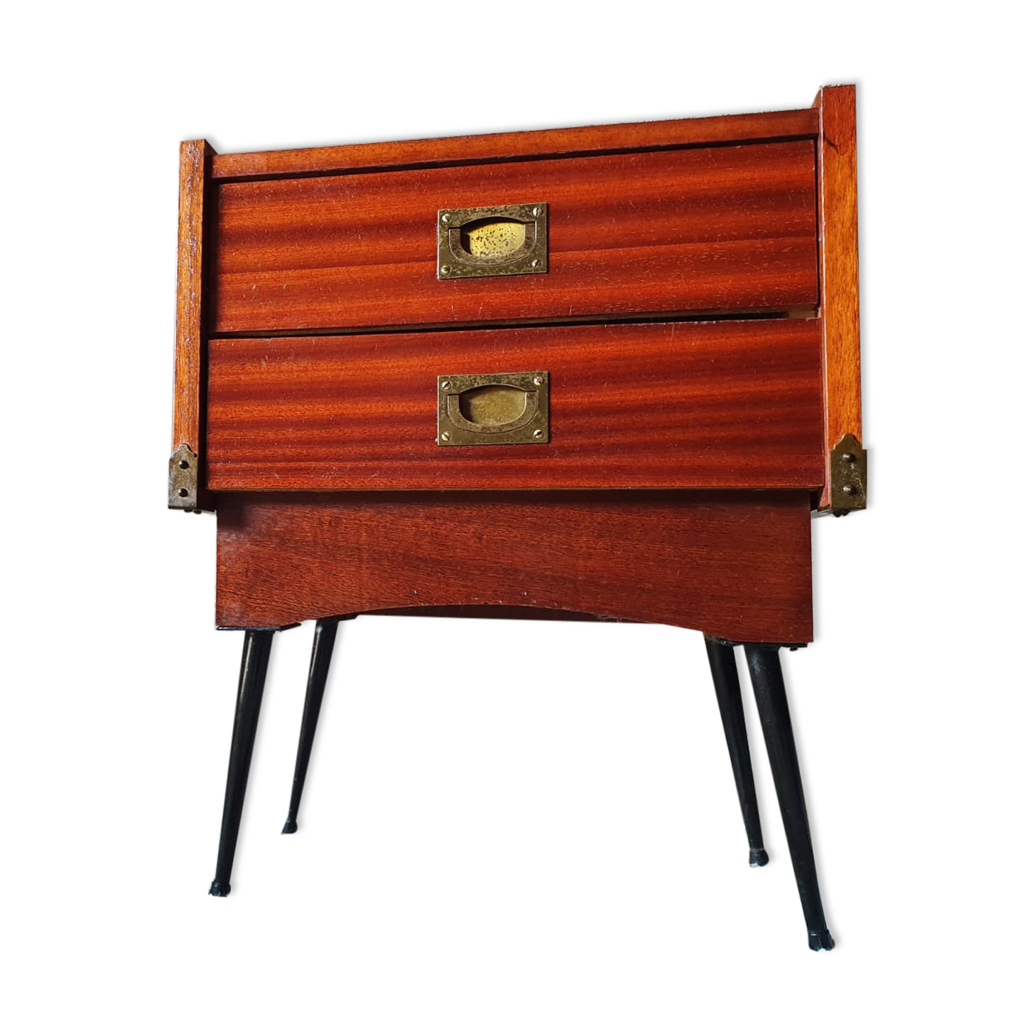 Scandinavian bedside table two drawers