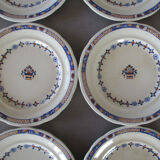 12 bread plate dessert Rouen E. Bourgeois