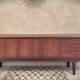 Scandinavian enfilade design in teak from the late 1960s.