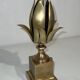 Brass flower lamp