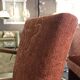 Bridge armchair from the 1940s with embroidered upholstery.